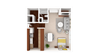 600 sqft studio with fireplace at Candlewyck Apartments in Kalamazoo, MI 49001